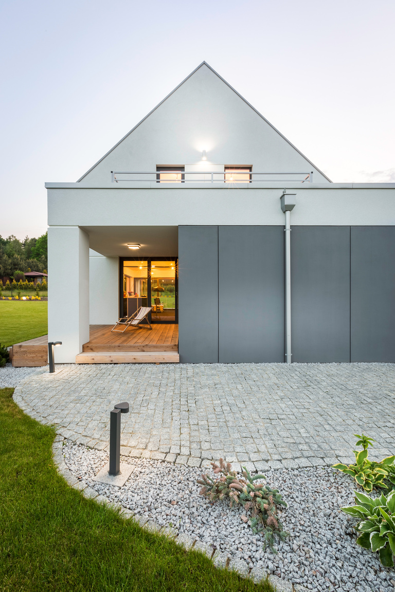 Beautiful white home